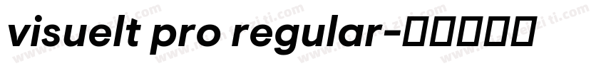 visuelt pro regular字体转换